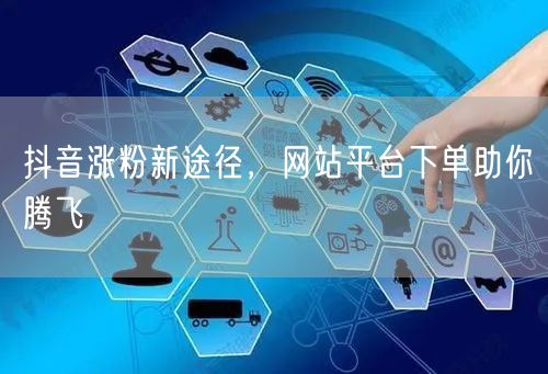抖音涨粉新途径，网站平台下单助你腾飞