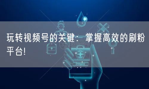 玩转视频号的关键：掌握高效的刷粉平台!