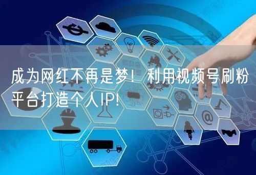 成为网红不再是梦！利用视频号刷粉平台打造个人IP!