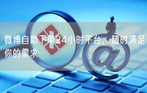 微博自助下单24小时平台，随时满足你的需求