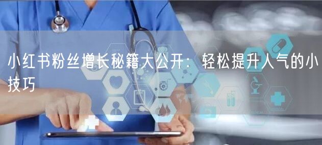 小红书粉丝增长秘籍大公开：轻松提升人气的小技巧