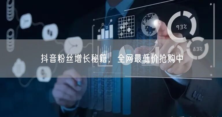 抖音粉丝增长秘籍，全网最低价抢购中