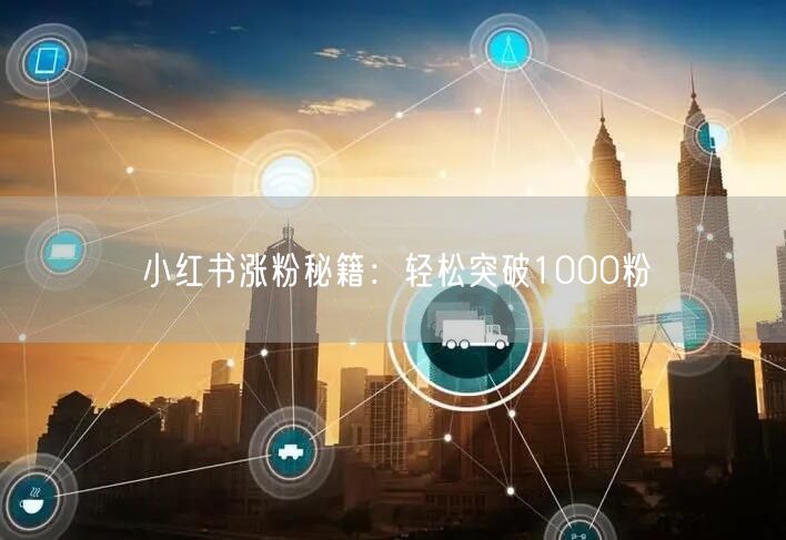 小红书涨粉秘籍：轻松突破1000粉