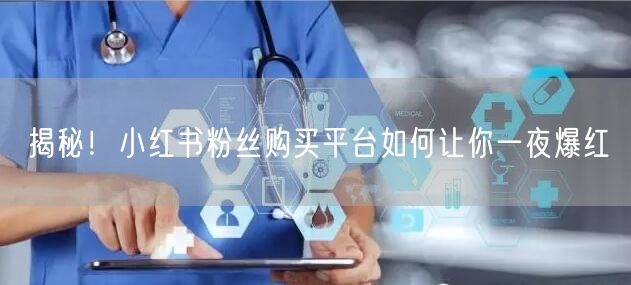 揭秘！小红书粉丝购买平台如何让你一夜爆红
