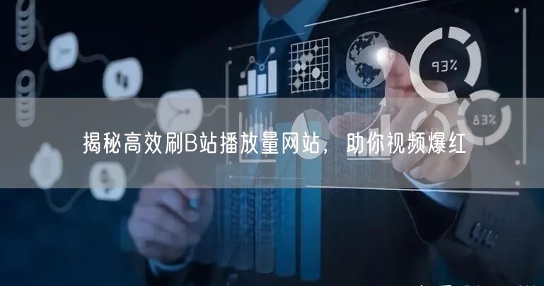 揭秘高效刷B站播放量网站，助你视频爆红