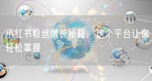 小红书粉丝增长秘籍，这个平台让你轻松掌握
