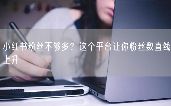 小红书粉丝不够多？这个平台让你粉丝数直线上升
