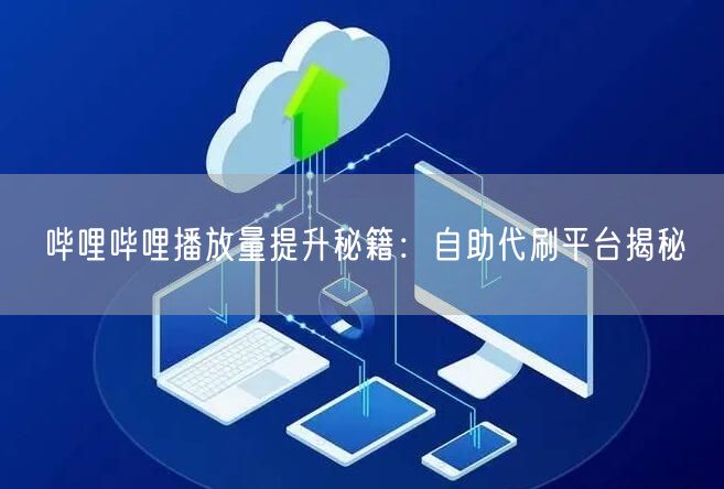 哔哩哔哩播放量提升秘籍：自助代刷平台揭秘