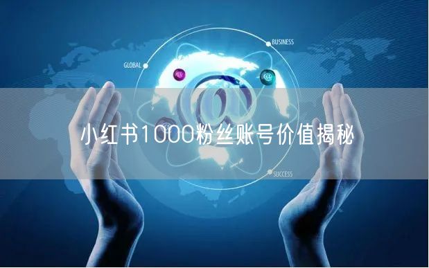 小红书1000粉丝账号价值揭秘