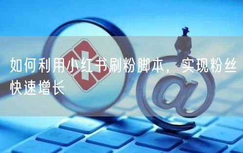 如何利用小红书刷粉脚本，实现粉丝快速增长